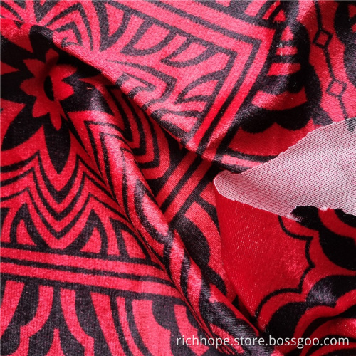 Wholesale Printed 100% Polyester Curtain Fabric